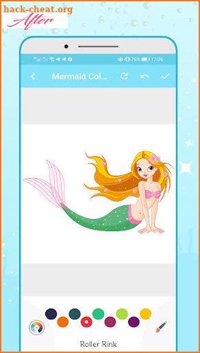 Coloring Mermaid Book Princess Game screenshot