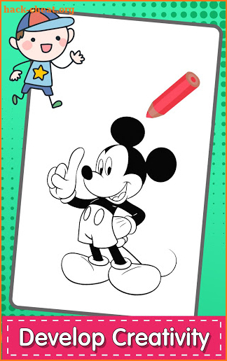 Coloring Mickey And Minnie Books screenshot