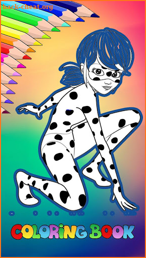 Coloring Miraculous Book Ladybug Cat for Noir Kids screenshot