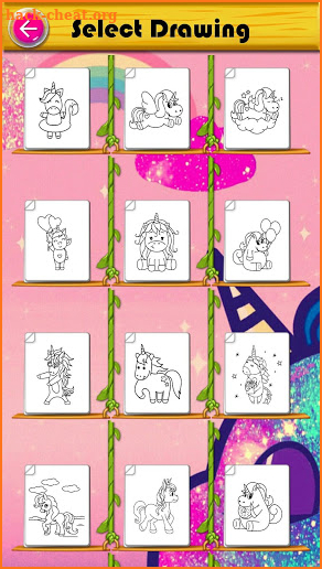 Coloring My Little Unicorn screenshot