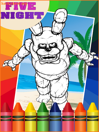 Coloring Pages For Five Nights screenshot