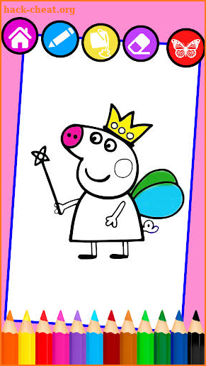 Coloring Pages Peppa : Drawing & Coloring Book screenshot