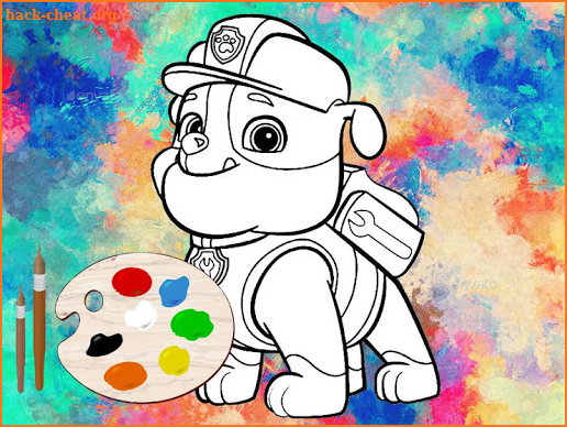 Coloring Paw Patrol Pro screenshot