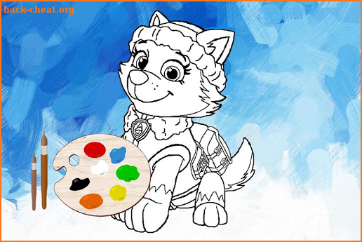 Coloring Paw Patrol Pro screenshot