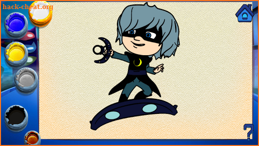 Coloring PJ Hero Masks screenshot