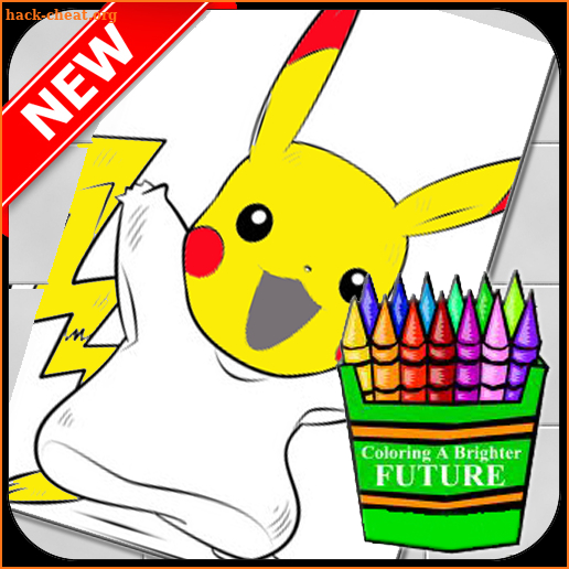 Coloring Pokemo - Pikachu screenshot