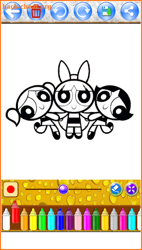 Coloring Powerpuff Girls for Kids screenshot