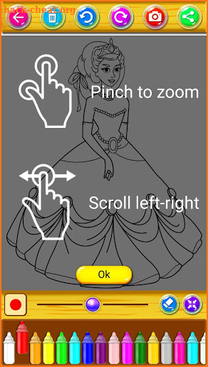 Coloring Princess Dress Fashion screenshot
