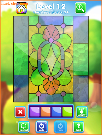 Coloring Puzzle: Glasseria Stained Glass screenshot