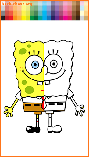 Coloring SpongeBob screenshot