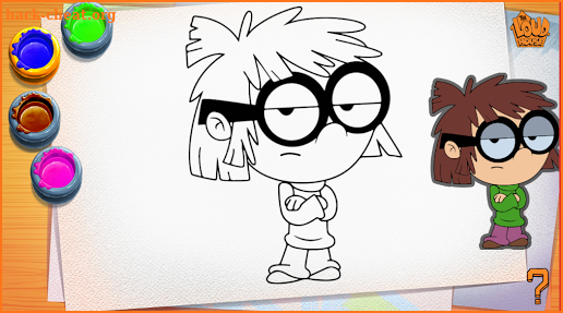 Coloring The Loud House screenshot