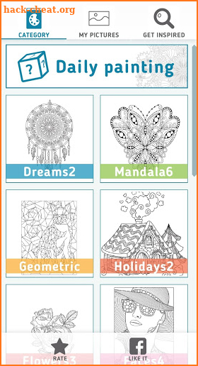 Colorish - free mandala coloring book for adults screenshot