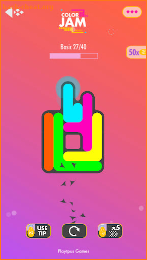 ColorJam - Color Filling Puzzle screenshot