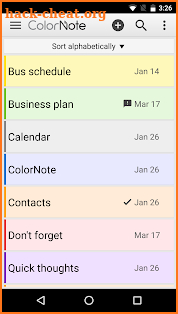 ColorNote Notepad Notes screenshot