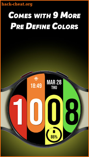 Colors Fall - Watch face screenshot