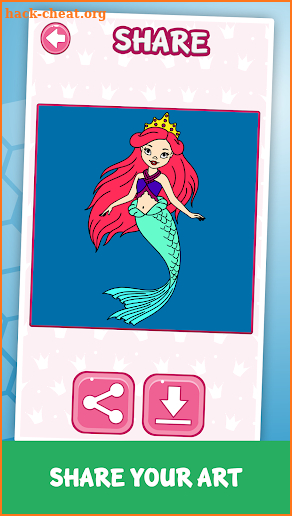 ColorSwipe - Princess Coloring Book for Kids screenshot