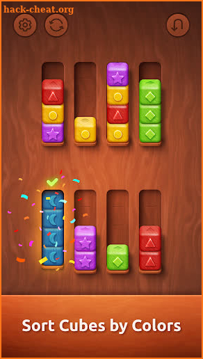 Colorwood Sort Puzzle Game screenshot