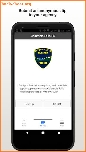 Columbia Falls PD screenshot