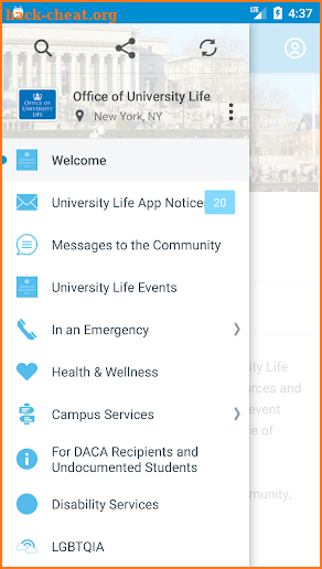 Columbia University Life screenshot