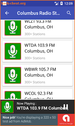 Columbus Radio Stations screenshot