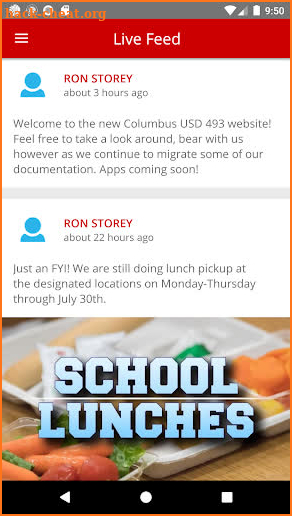 Columbus USD 493, KS screenshot