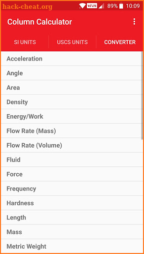 Column Calculator screenshot