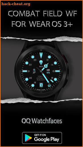 Combat Field WF For Wear OS 3+ screenshot