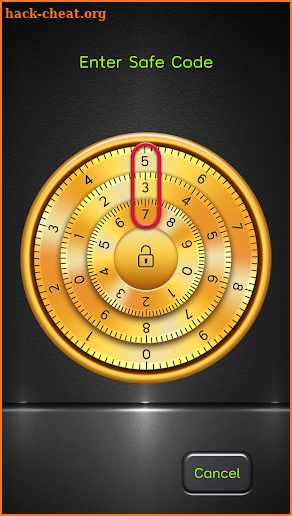 Combination Safe Lock Screen screenshot