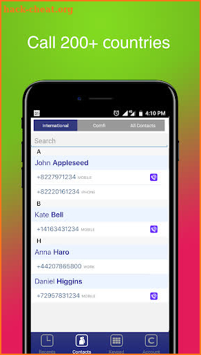 Comfi Cheap International Calls screenshot