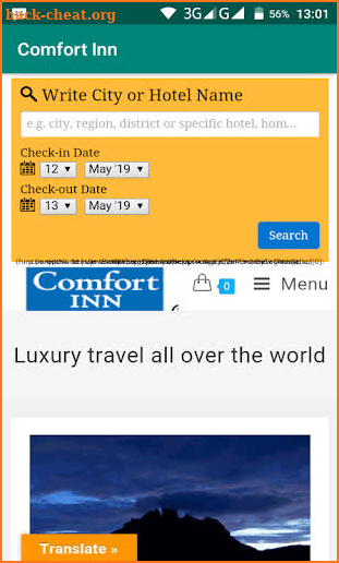 Comfort Inn screenshot