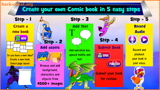 Comicker -The real comic maker screenshot