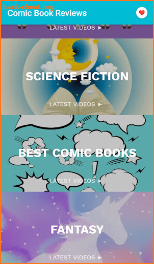 Comics Book Review App screenshot