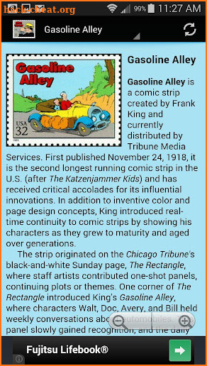 Comics on Stamps screenshot