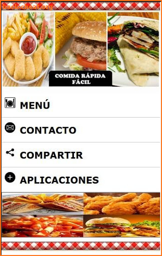 Comida rápida fácil screenshot