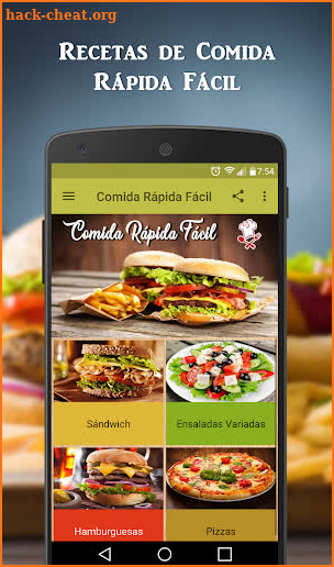 Comida rápida fácil screenshot