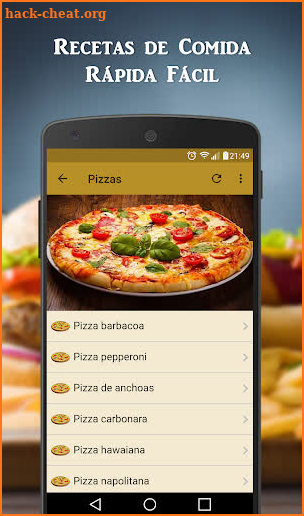 Comida rápida fácil screenshot
