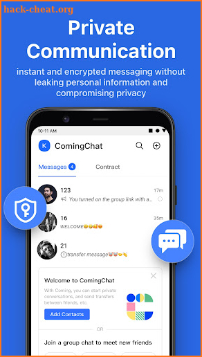 ComingChat screenshot