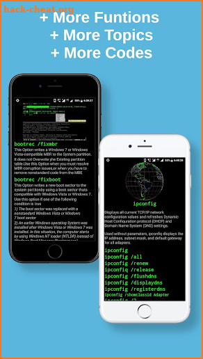 Command prompt:  Pro Code screenshot