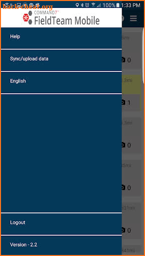 Command7 FieldTeam Mobile screenshot