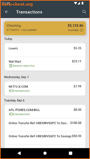 Commercial Bank and Trust screenshot