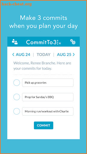 CommitTo3 screenshot