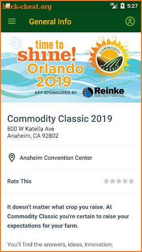 Commodity Classic 2019 screenshot