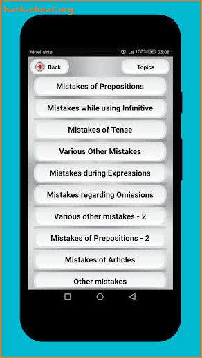 Common Mistakes in English Mistakes of Grammar screenshot