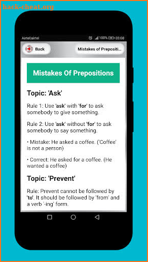 Common Mistakes in English Mistakes of Grammar screenshot