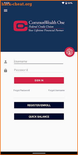 CommonWealth One FCU screenshot
