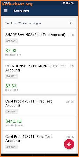 CommonWealth One FCU screenshot