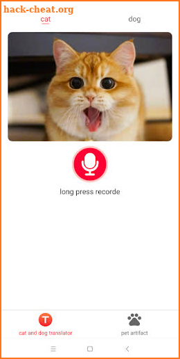 Communicate with pets-Cat and dog pet screenshot