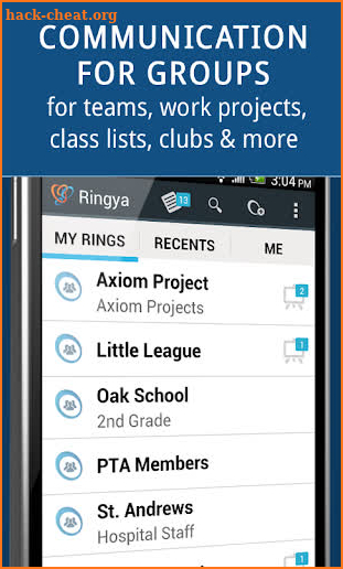 Communication for Groups screenshot