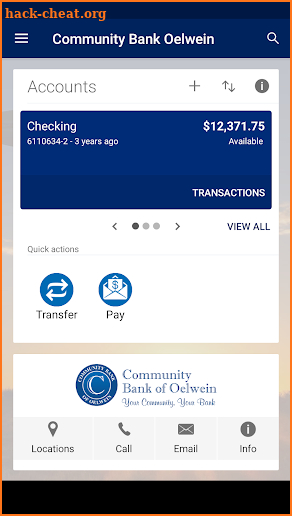 Community Bank Oelwein screenshot