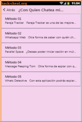 Como Saber con Quien Chatea mi Pareja screenshot